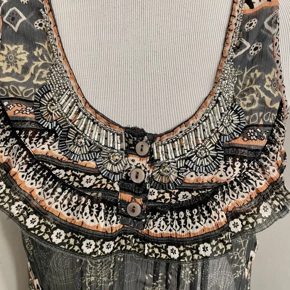 Sheer Ruffle Top - Picture 2 of 4